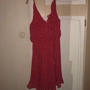 H&M red and white polka dot dress. NWT